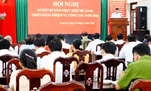 Long An: Triển khai quyết liệt các nhiệm vụ thuộc Đề án 06